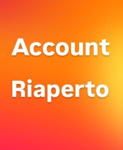 Account riaperto