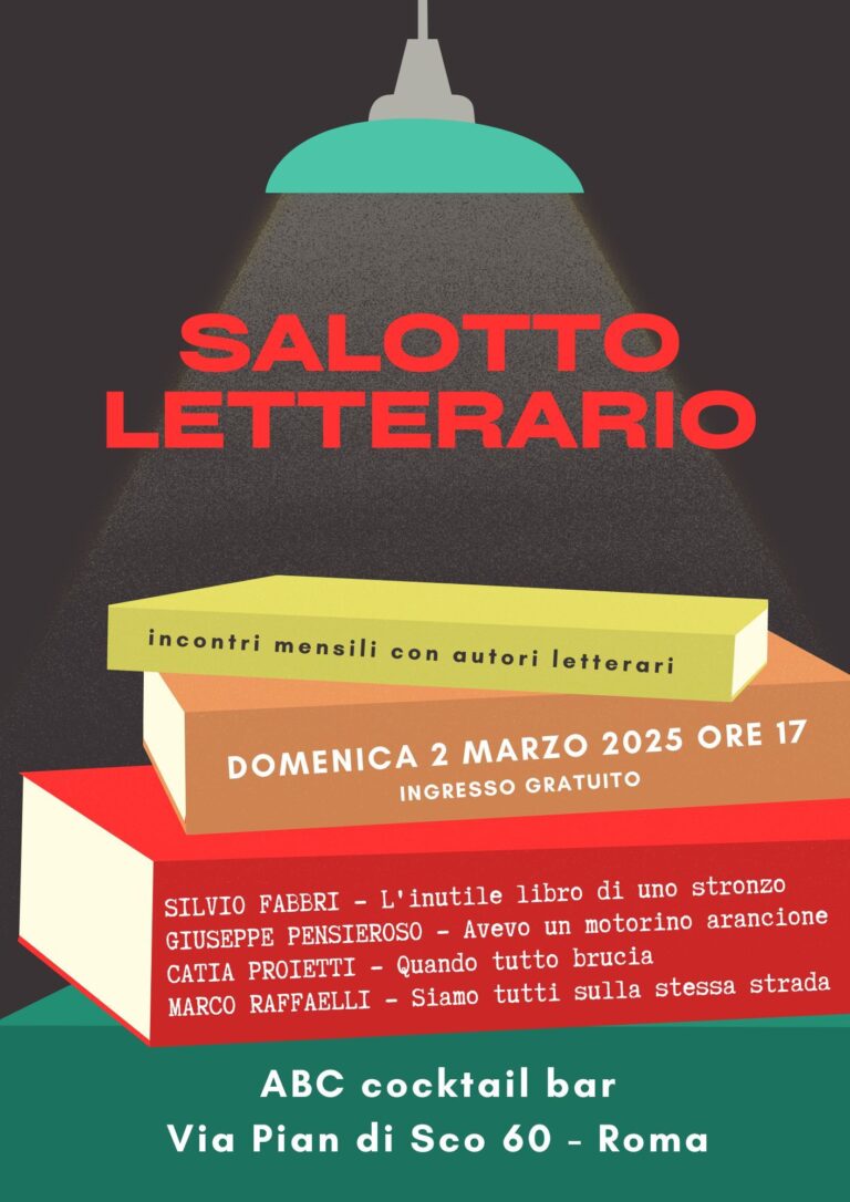 Locandina del salotto letterario